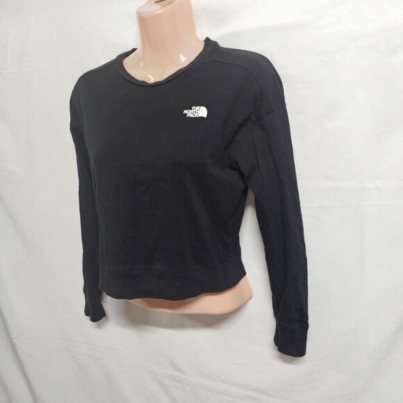 The North Face Long Sleeve Crop Top Women Size XS Black - Picture 10 of 14